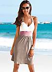 Beachtime Khaki Beach Dress