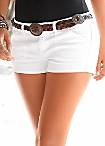 Buffalo London White Denim Hotpants