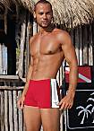 Chiemsee Red Boxer Swimming Shorts