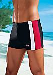 H.I.S Red Boxer Style Swimming Shorts