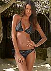 Jette Black Sparkling Triangle Bikini