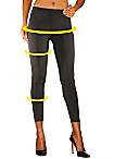 LASCANA Black Bodice Leggings