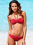 LASCANA Red Bandeau 5-Way Bikini