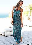 LASCANA Turquoise Ring-Strap Maxi Beach Dress