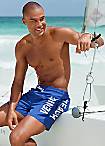 Venice Beach Blue Dynamic Print Swimming Shorts