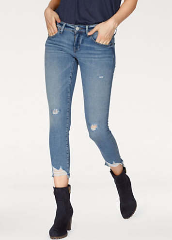 Laura Scott Peach Asymmetric T-Shirt