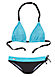Buffalo Turquoise Triangle Bikini