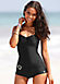 KangaROOS Black Belted Boyleg Swimsuit