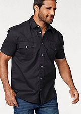 Arizona Black Western Denim Shirt