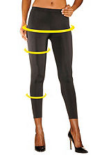 LASCANA Black Bodice Leggings