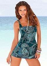 LASCANA Petrol Retro Swimdress