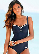 LASCANA Purple Print Beach Skirt