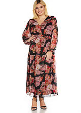 Oli Navy Paisley Bandeau Maxi Dress