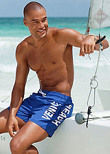 Venice Beach Blue Dynamic Print Swimming Shorts