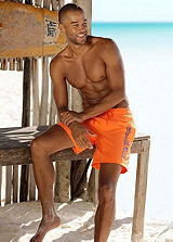 s.Oliver Orange Swimming Shorts