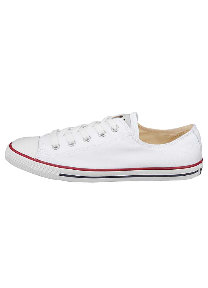 converse white ox trainers